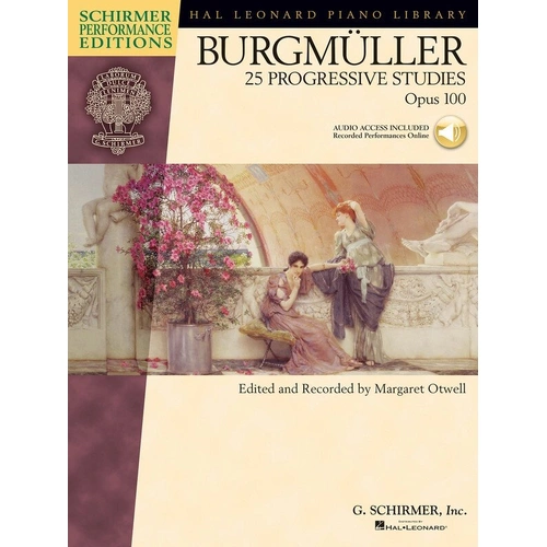 Burgmuller - 25 Progressive Studies Op. 100, Piano Solo, Schirmer Performance Editions, 64 Pages