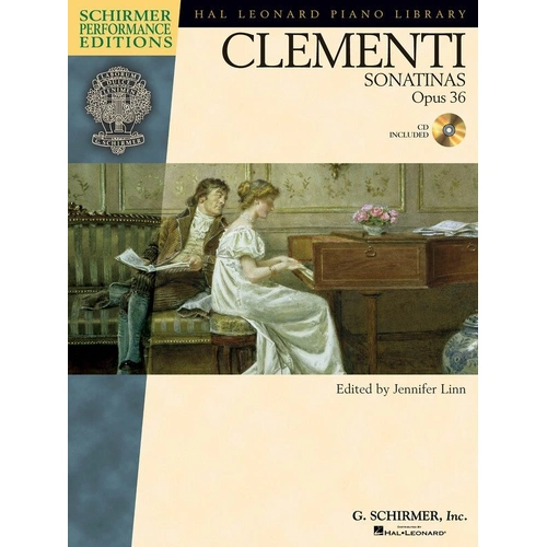 Clementi - Sonatinas Op. 36 Piano Book Schirmer Performance Editions