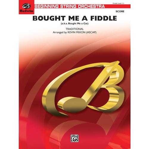 Bought Me A Fiddle String Orchestra Sheet Music Grade 1.5