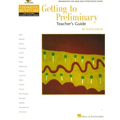 HLSPL Getting to Preliminary Teacher's Guide BK/CD - Hal Leonard Piano Series