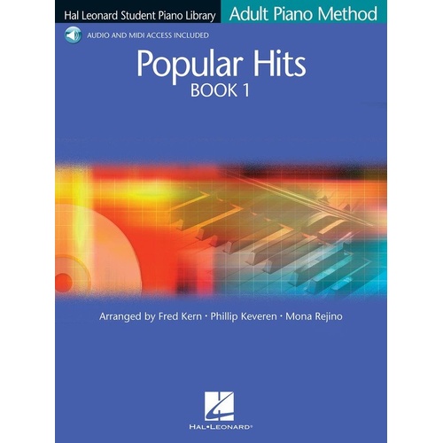 HLSPL Adult Piano Popular Hits Book 1 with Online Audio - 32 Pages