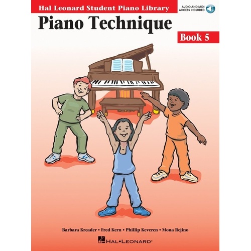 Piano Technique Book 5 Hal Leonard with CD