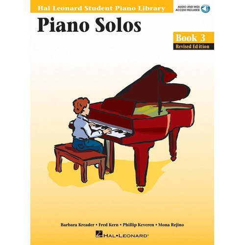 Piano Solos Book 3 with Online Audio - Hal Leonard - 32 Pages - HLSPL