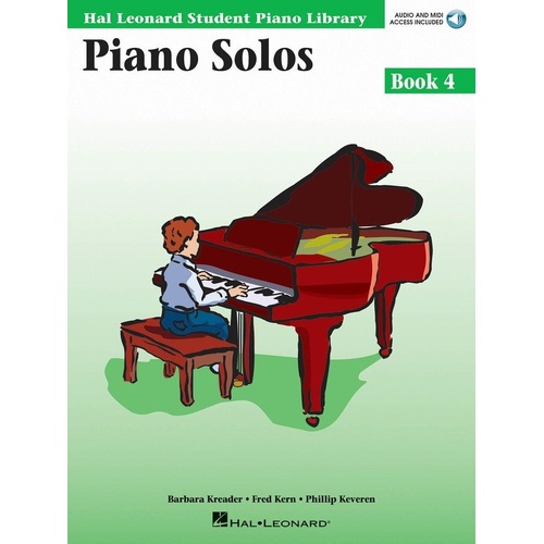 HLSPL Piano Solos Book 4 with Online Audio by Hal Leonard