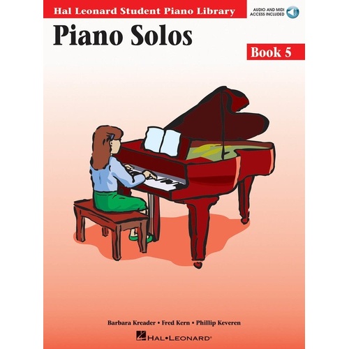 HLSPL Piano Solos Book 5 with Online Audio, 48 Pages, Hal Leonard