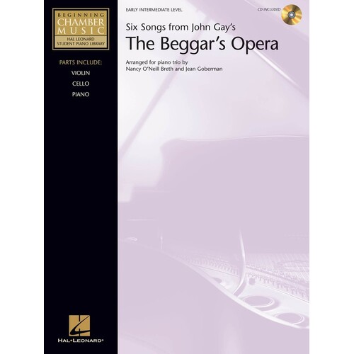 HLSPL Beggars Opera Piano Trio Violin Vc Piano Book/CD (Softcover Book/CD)