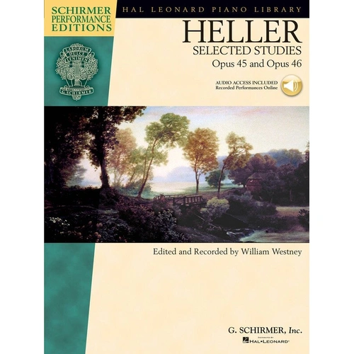 Heller - Selected Piano Studies, Op. 45 & 46, Schirmer Performance Edition, Piano Solo, 64 Pages