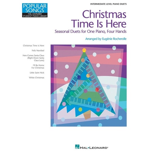 Christmas Time Is Here for Piano Duet - Hal Leonard, 32 Pages, HLSPL Popular Songs