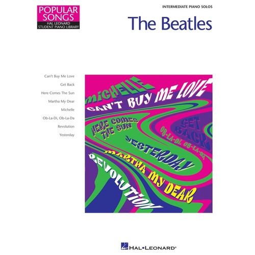 HLSPL Beatles Piano Solos Late Ele Inter (Softcover Book)