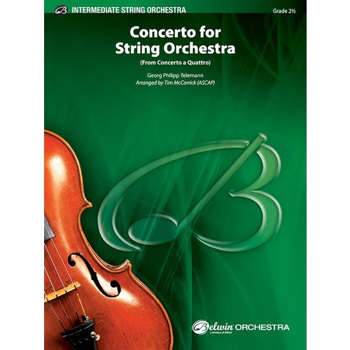 Concerto For String Orchestra String Orchestra Gr 2.5