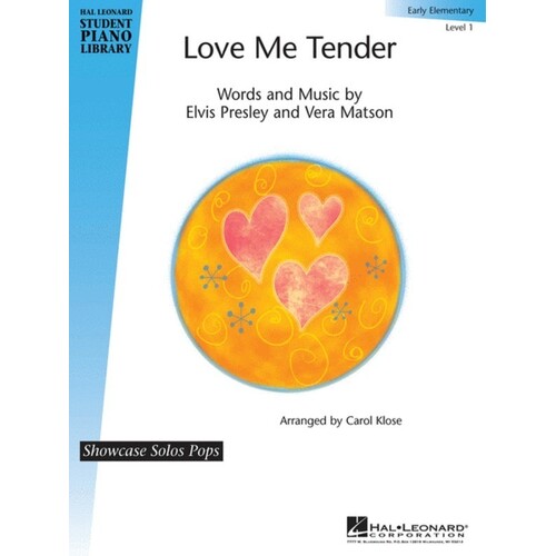 Love Me Tender Piano Solo HLSPL (Sheet Music)