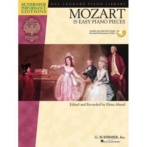 Mozart - 15 Easy Piano Pieces Spe Book/Online Audio (Softcover Book/Online Audio