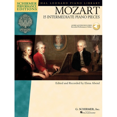 Mozart - 15 Intermediate Piano Pieces Book/Online Audio Spe (Softcover Book/Onli