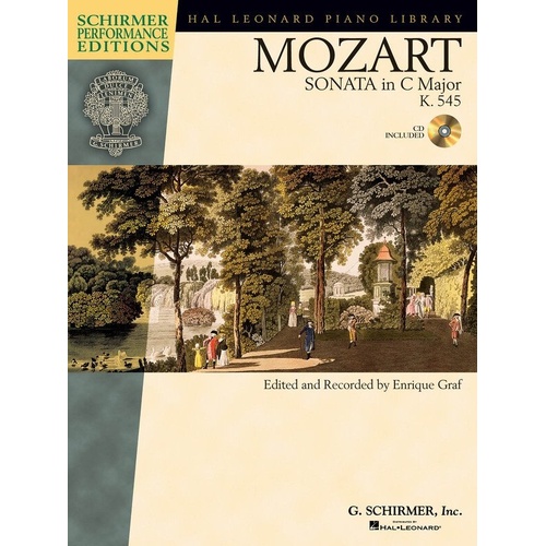 Mozart - Sonata in C Major K 545, Piano Solo, Schirmer Performance Editions, 24 Pages