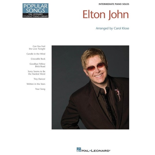 Elton John Popular Songs for Piano - Intermediate Solos, 48 Pages, Hal Leonard Student Piano Library