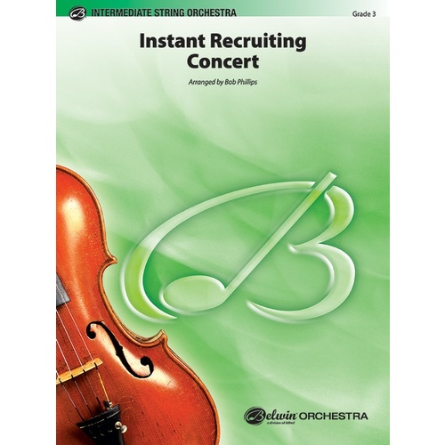 Instant Recruiting Concert String Orchestra Gr 3