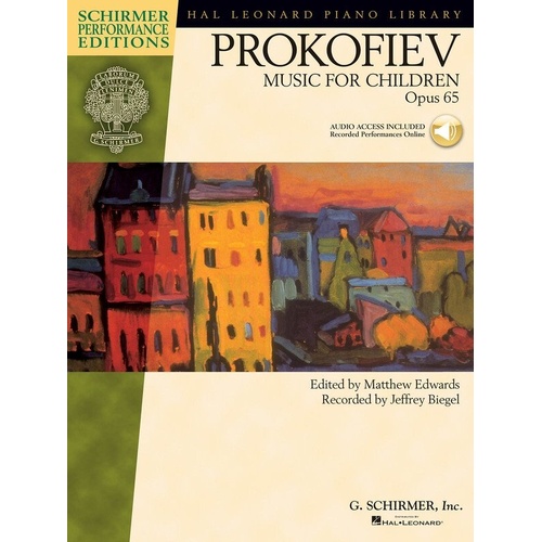 Prokofiev - Music for Children, Op. 65 Piano Solo Book with Online Recordings