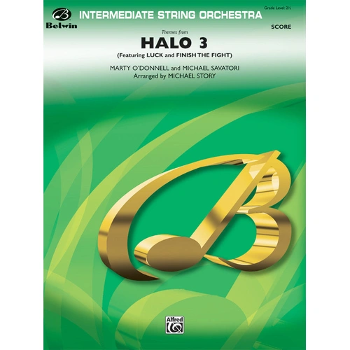 Themes from Halo 3 (PIS) String Orchestra Sheet Music by O'Donnell & Salvatori
