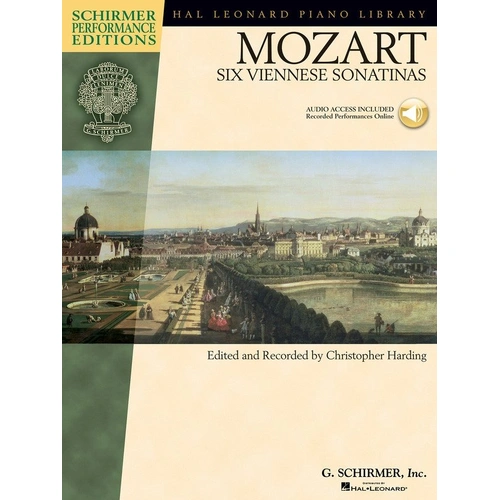Mozart - Six Viennese Sonatinas for Piano, Intermediate Level, 72 Pages, Schirmer Performance Editions, Includes Online Audio Access
