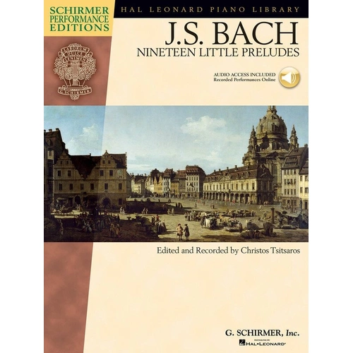 J.S. Bach - Nineteen Little Preludes Piano Solo, Schirmer Performance Editions, 48 Pages