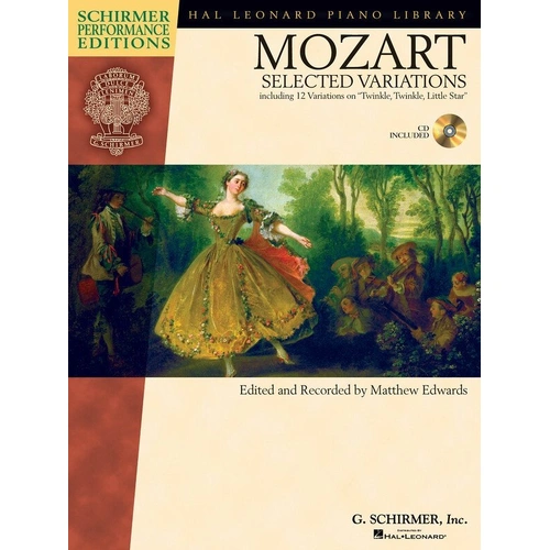 Mozart - Selected Variations for Piano BK/CD with Historical Notes and Performance Recordings