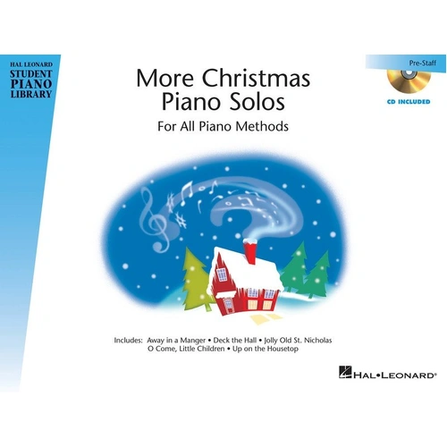 More Christmas Piano Solos - Prestaff Level - Book/CD Pack by Hal Leonard