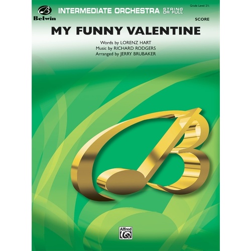 My Funny Valentine Full Orchestra Gr 2.5
