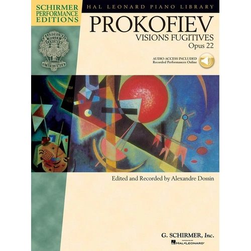 Prokofiev - Visions Fugitives Op. 22 for Piano Solo, 44 Pages, Schirmer Performance Editions