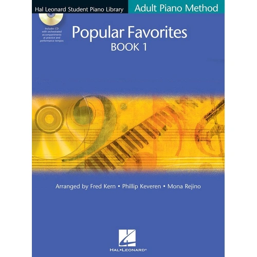 Hal Leonard Adult Piano Popular Favorites Book 1 with CD