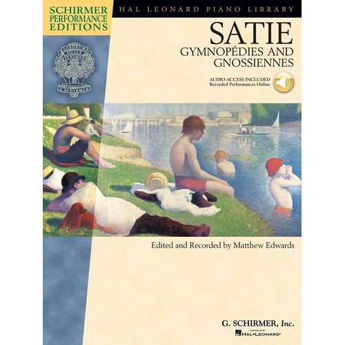 Satie - Gymnopedies and Gnossiennes Piano Solo Book, 32 Pages, Schirmer Performance Editions