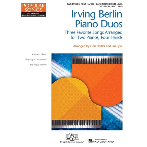 Irving Berlin Piano Duos 2 Pianos 4 Hands (Softcover Book)