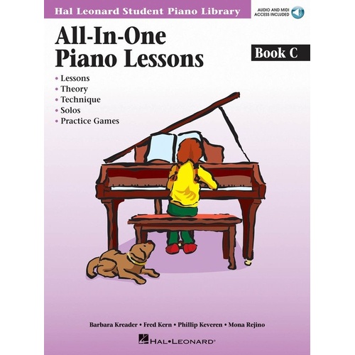 All-in-One Piano Lessons Book C by Hal Leonard