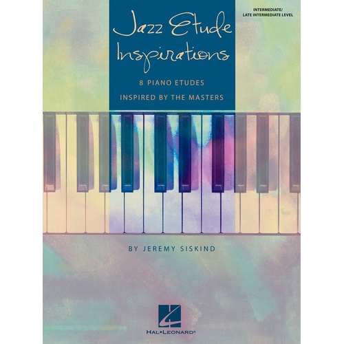 Jazz Etude Inspirations Intermediate Piano Solos (Softcover Book)