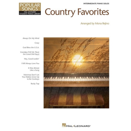 Hal Leonard Country Favorites Piano Solos by Mona Rejino