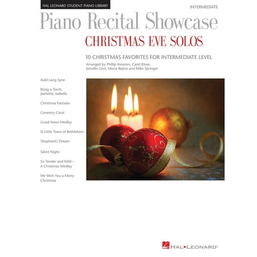 Piano Recital Showcase Christmas Eve Solos (Softcover Book)