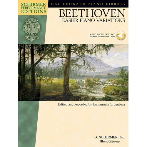 Ludwig van Beethoven - Easier Piano Variations BK/CD