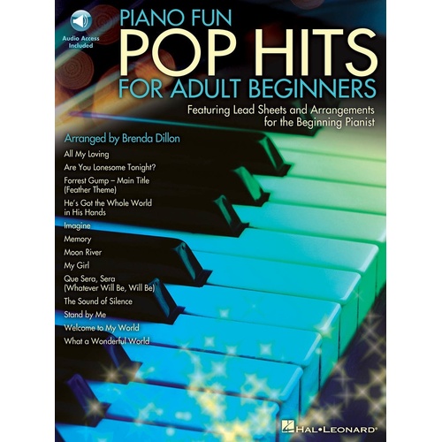 Piano Fun Pop Hits For Adult Beginners Book/Online Audio (Softcover Book/Online Audio)