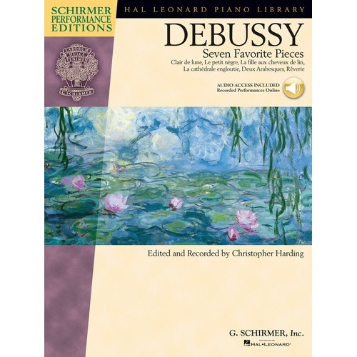 Debussy - Seven Favorite Pieces Piano Book Schirmer Performance Editions
