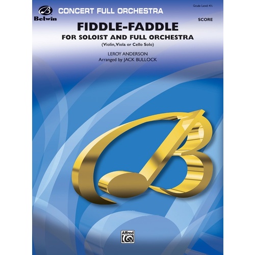Fiddle-Faddle For Soloist And Full Orch Cs