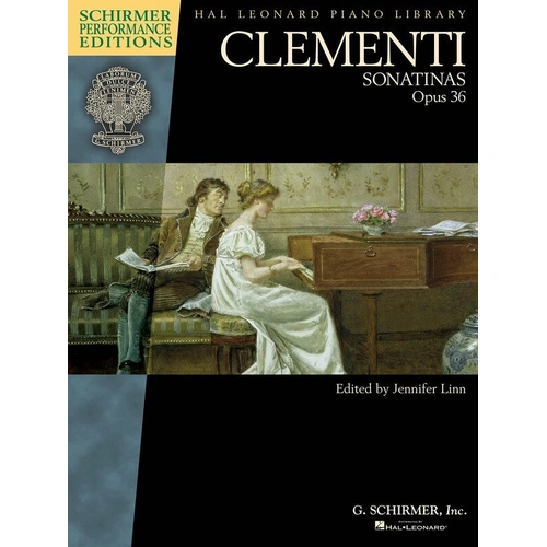 Clementi - Sonatinas Op. 36 Piano Sheet Music, G. Schirmer, 72 Pages, Schirmer Performance Editions