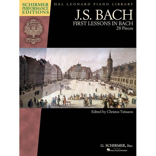 First Lessons in Bach: 28 Pieces for Piano Solo, Schirmer Performance Editions, 64 Pages