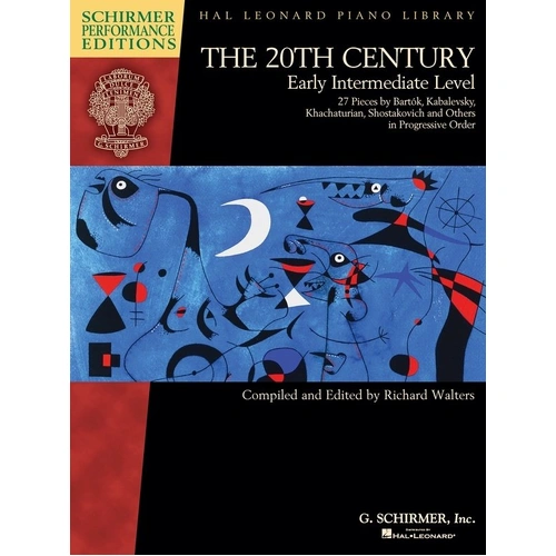 20th Century Early Intermediate Piano Music - Schirmer Performance Editions, 64 Pages