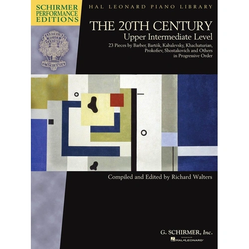 20th Century Upper Intermediate Level Piano Solo - Schirmer Performance Editions