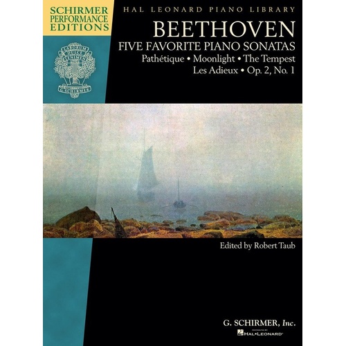 Beethoven - Five Favorite Piano Sonatas by G. Schirmer, Inc.