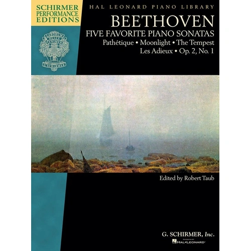 Beethoven - Five Favorite Piano Sonatas Schirmer Performance Editions