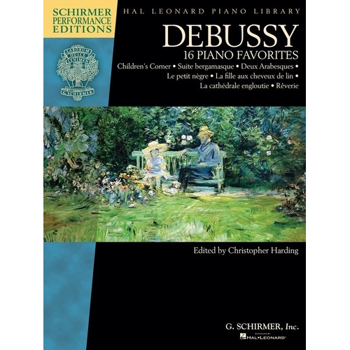 Debussy - 16 Piano Favorites Schirmer Performance Edition, 132 Pages, Includes Interpretation Notes and Performance Suggestions