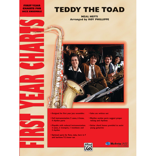 Teddy the Toad Jazz Ensemble Sheet Music Grade 1