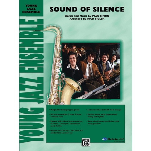 Sound Of Silence Jazz Ensemble Sheet Music Grade 2