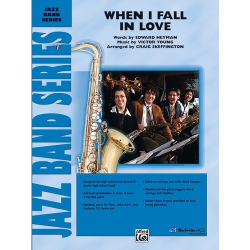 When I Fall In Love Jazz Ensemble Sheet Music Grade 3