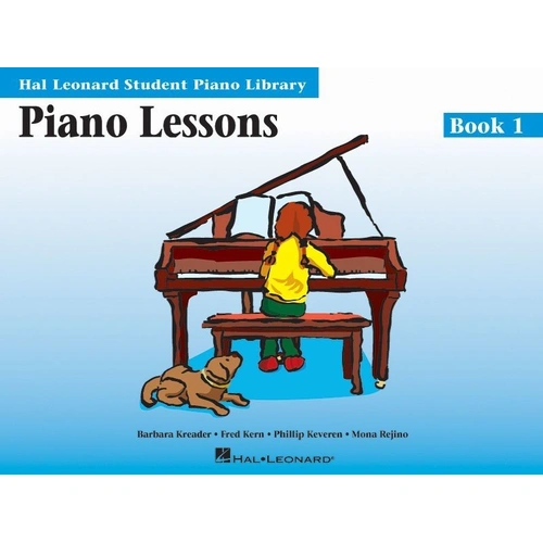 Piano Lessons Book 1 by Hal Leonard, 64 Pages, Includes Improvisation Pieces and Basic Rhythm Patterns